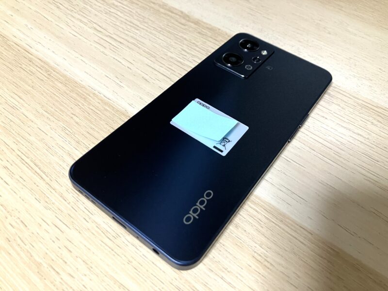 『OPPO Reno7 A』カラー：スターリーブラック