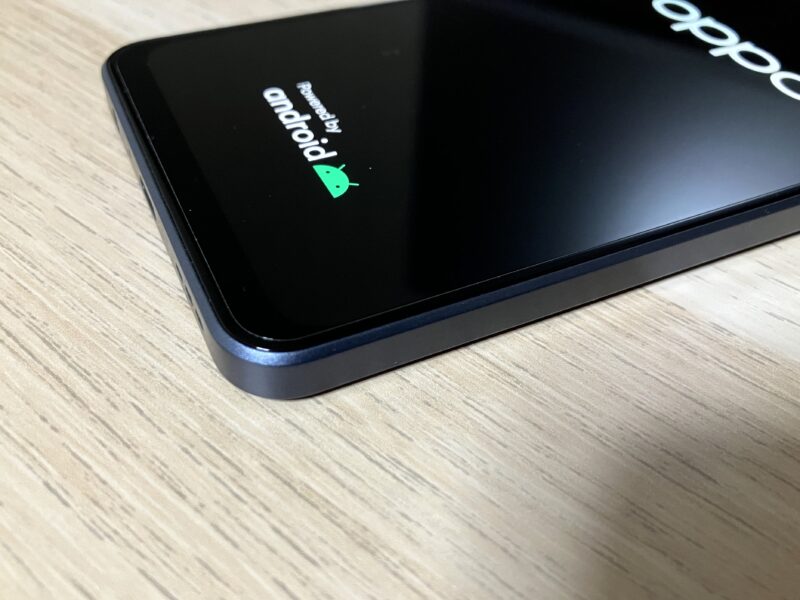 『OPPO Reno7 A』フィルム貼付済み