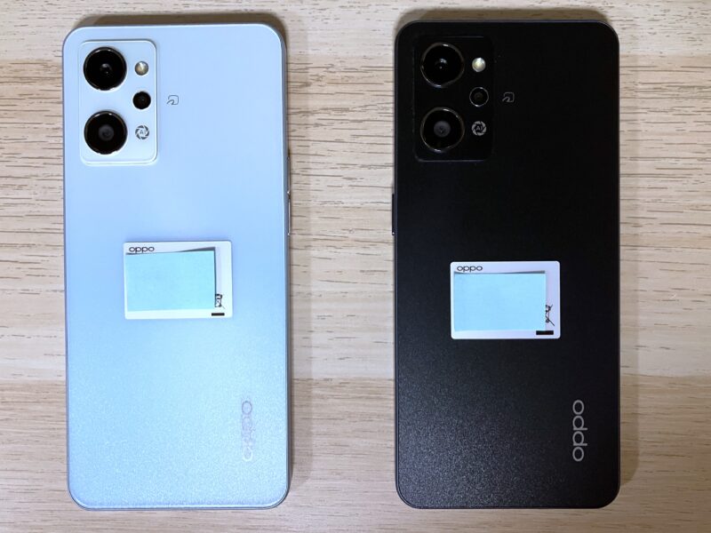 『OPPO Reno7 A』カラーラインナップ